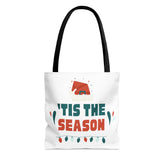 To Be Jolly Tote Bags White, Reusable Canvas Tote Bags, Available in Different Size - Infinite Pack